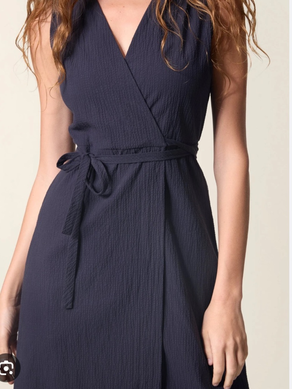 Rouje Corentine Midnight Wrap Midi Dress
